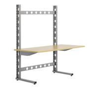 BITO Châssis de base Bito unilatéral L 1306 mm x H 1785 mm x P 920 mm, aluminium gris Quantité:1