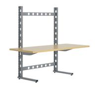 BITO Châssis de base Bito unilatéral L 1306 mm x H 1785 mm x P 920 mm, aluminium gris Quantité:1
