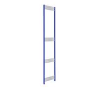 BITO Echelles pour rayonnages à tablettes H 1850 bleu gentiane Bito RAL 5010 Quantité:1