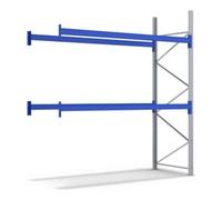 BITO Ensemble de rayonnages à palettes Bito P3 avec 4 niveaux H6000xP1100xL2790 mm 800 kg, non assemblé bleu gentiane Quantité:1