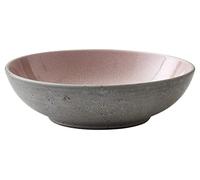 BITZ Bol à pâtes Dia. 20 x 6 cm Gris/Rose clair