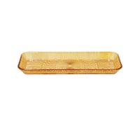 Bitz Plat de service Kusintha rectangulaire 14x38 cm Amber