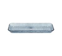 Bitz Plat de service Kusintha rectangulaire 14x38 cm Blue