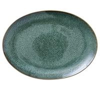 BITZ Plat ovale 45 x 34 cm noir/vert