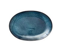 Bitz Plat ovale Bitz 25x36 cm Noir-bleu foncé