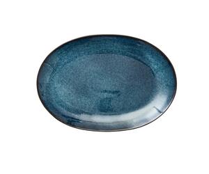 Bitz Plat ovale Bitz 25x36 cm Noir-bleu foncé
