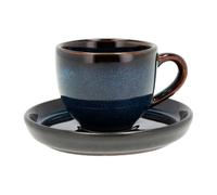 Bitz Tasse à expresso et soucoupe Bitz 7 leu foncé-noir