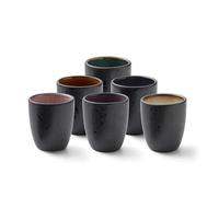 Bitz Tasses à espresso Bitz lot de 6 Noir