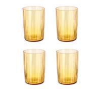 Bitz Verre à eau Kusintha 28 cl Lot de 4 Amber