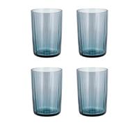 Bitz Verre à eau Kusintha 28 cl Lot de 4 Bleu