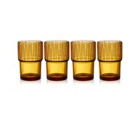Bitz Verres à café Kusintha caféglas 38 cl lot de 4 Amber