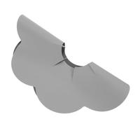 BIUDECO 1pièce De Cuisinière Fibres De Couvre-brûleur De Anti-huile Tapis Protecteur Forme De Fleur Découpé