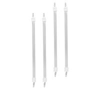 BIUDECO 4 Pièces Élément Chauffant de Radiateur D'appoint, Tube Chauffant de Remplacement en Quartz et Céramique, Blanc, pour Chambres et Salons, Chauffage Infrarouge, Économie D'énergie,
