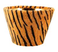 BIUDECO Abat-jour en Tissu Couvercle de Lampe Vintage E27 Métal et Tissu Forme Cylindre Décoratif et Protecteur pour Lampe de Bureau de Chevet Maison