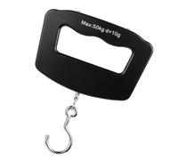 BIUDECO Balance Numérique Portable Jusqu'à 50kg pour Matériel de Pêche, Petite Taille Écran LCD Stable et Crochet Suspendu Chasse Pêche