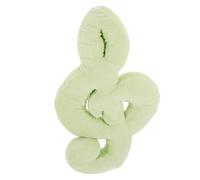 BIUDECO Coussin Décoratif en Peluche Vert Clair Ultrasouple de Note de Musique Rembourrage en Coton PP, pour Chambres et Bureaux des Amateurs de Musique