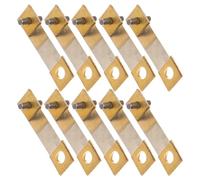 BIUDECO de Ressorts de Suspension Installation Facile 10 Pièces en Métal Argenté Précision pour Pendule D'horloge Mécanique pour Horloges de Sol et Réveils en Chambre ou Bureau