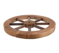 BIUDECO Décoration Murale en Bois Roue de Chariot 35 Cm Style Vintage Rustique Installation Facile pour Décoration Extérieure et Présent de Pendaison de Crémaillère Style Aléatoire