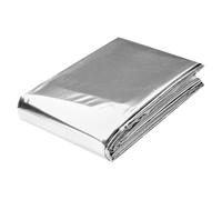BIUDECO Film Réfléchissant pour Plantes 160X210 CM Film d'urgence Double Face Argentée Film Chauffant Isolant Pet Réutilisable pour Plantes de Serre et Extérieur