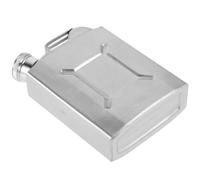 BIUDECO Flasque Contenant à Vin Stylé et Pratique en Acier Inoxydable Compacte et Portable 150ml pour Fête Bière pour Boissons Chaudes et Froides