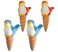 BIUDECO Grand à arrosage Automatique 4 pcs en Porcelaine pour Jardin Technologie Goutte-à-Goutte Pratique Couleur Aléatoire