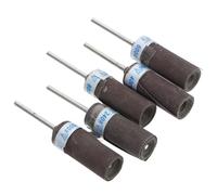 BIUDECO Kit de Tambours de Ponçage 5pcs Rouleaux de Papier de Verre 240 à 1000, Embouts Abrasifs pour Ponçage sur Bois et Plastique, Faciles à Ranger