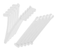 BIUDECO Kit Entretien Piscine Clips en V en Plastique Blanc, 5 Sets pour Pince à Brosse et Pince à Feuilles, Adaptés aux Outils de Nettoyage de Piscine Parc Aquatique