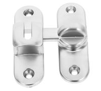 BIUDECO Loquet de Porte en Acier Inoxydable 1 Set, Verrou Coulissant Facile, Haute Dureté, pour Portes en Bois et Chambres, Targette de Sécurité Robuste Argentée