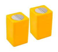 BIUDECO Lot de 2 Boîtes à Lames Usagées Compactes en Matériau Solide, Petite Boîte de Rangement Sécurisée pour Lames Cassées, Portable et Réutilisable, pour Usage Domestique