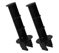 BIUDECO Lot de 2 Porte-papier Toilette en Plastique Noir, Installation Facile et Ajustement Sécurisé, pour Chaise de Bureau et Chaise Percée pour Seniors et Patients