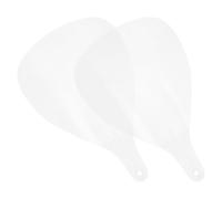 BIUDECO Masque de Soin du Visage Complet 2pcs en Pp Transparent, Confortable et Facile à Nettoyer, Traitements Capillaires et Séances de Coiffure