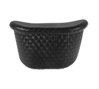BIUDECO Oreiller Cervical Imperméable en Pvc Noir pour Lit de Shampoing Résistance la Déformation, Design Élégant et Usage Polyvalent en Accessoires Salle de Bain