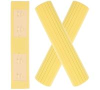 BIUDECO Recharge de Balai Éponge 3 Pièces en Mousse Jaune pour Sols en Carrelage et Marbre, Accessoire Absorbant et Solide pour Nettoyage Quotidien