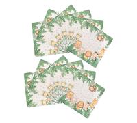 BIUDECO Serviettes de Fête en Papier Carré Impression Résistante aux Couleurs Vives, Motif Animaux Forêt, Lot de 20 Pièces pour Anniversaires et Shower