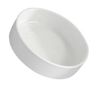 BIUDECO Soucoupe 1 Pièce en Céramique Blanche pour Pot de Fleurs Ronde