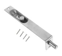BIUDECO Verrou Encastré pour Porte-fenêtre, Loquet de Porte en Acier Inoxydable, Argenté, Style Dissimulé, Antirouille, Sécurité pour Portes Françaises et Maison