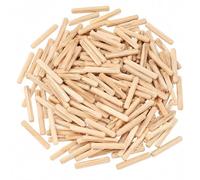 BIVYAX 200 Tourillon Bois Chevilles Rainurées Assortiment pour Menuiserie Bricolage Artisanat Rainurage, Travail du Bois, Projets de Fraisage