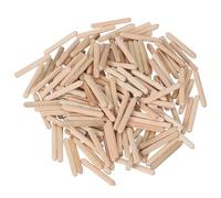 BIVYAX Lot de 200 Tourillons Bois Rainurés, Kit Cheville Bois - 4mm*30mm, Tourillon bois pour Menuiserie, Meubles, Bricolage, Réparation, Artisanat du Bois