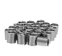 BIYM 25pcs Insertions de Fil en Acier Inoxydable M10x1.5x2D Helicoil Filetage Vis Inserts Kit de Réparation Helicoil Attaches Matériel Outils