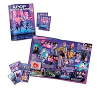 Bizak Kpop 64395101 Album Officiel Netflix 32 Pages pour Collection de 200 Stickers, Comprend 2 enveloppes de 10 Autocollants prédécoupés et holographiques et Une Affiche Double Face