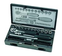 Bizline Coffret liquet et douilles - 37 pièces