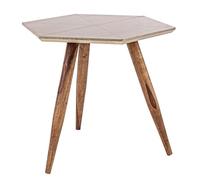 Bizzotto Gaspard Table d'appoint, Bois, Marron, 50 x 50 x 50 cm