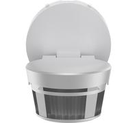 BJ 6851/9-133 Busch-Waechter, angle de 90°, finition aluminium argenté