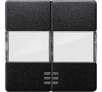 BJC Delta i-sys - Touche double rotatif + Visor installation EIB carbone métallisé