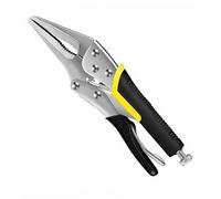 BJDSI Pince Étau Longs Becs 220mm,À Ressort,Anti-Rouille,Opération à Une Main.