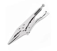 BJDSI Pince Étau Longs Becs 220mm,À Ressort,Anti-Rouille,Opération à Une Main.