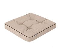Bjird - Coussin de Chaise de Jardin, Coussin de Chaise de Jardin, Coussin d'assise - 49x47 cm, Coussins d'extérieur/intérieur - 4 pièces, Beige