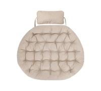 Bjird - Coussin Fauteuil Suspendu 100x128cm, Beige (Ecolen), Fauteuil Balancoire, Chaise Oeuf