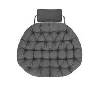 Bjird - Coussin Fauteuil Suspendu 100x128cm, Gris (Ecolen), Fauteuil Balancoire, Chaise Oeuf