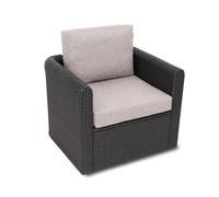 Bjird - Coussin pour chaises de Jardin - Cappuccino, 60x55 cm - Coussin de siège ou transat de Jardin